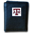 Texas A & M Aggies Leather Tri-fold Wallet